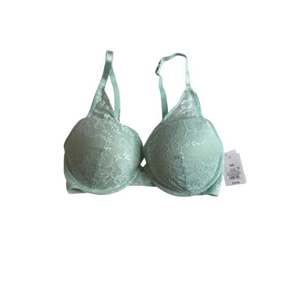 Auden Other - Auden push up plunge coverage underwire bra 34D NWT